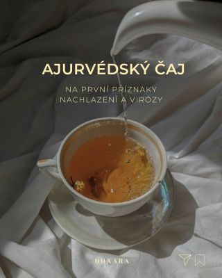 Recept na ajurvédský čaj 🫖 Když začne škrábat v krku nebo se objeví první příznaky virózy, zkus nejdřív sáhnout po...