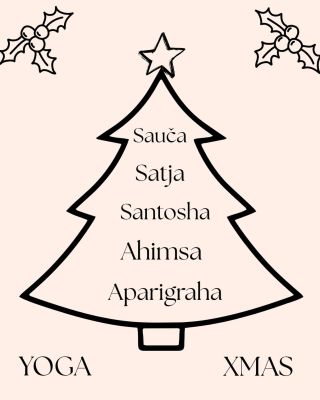 ✨ Kdyby byly Vánoce jógovým svátkem… ✨ byly by o ahimse – laskavosti k sobě i k druhým. O satje – pravdivosti a upřímných...